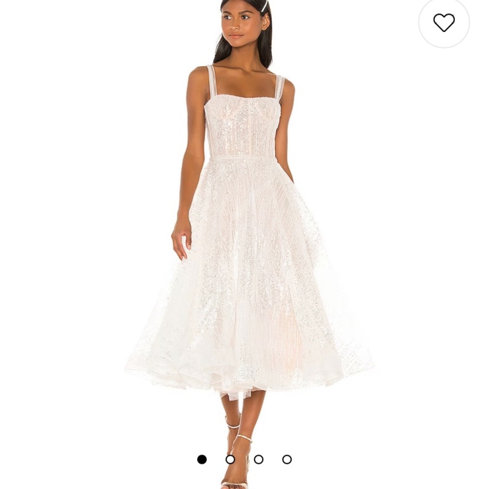 Bronx and Banco Mademoiselle Bridal Midi Dress